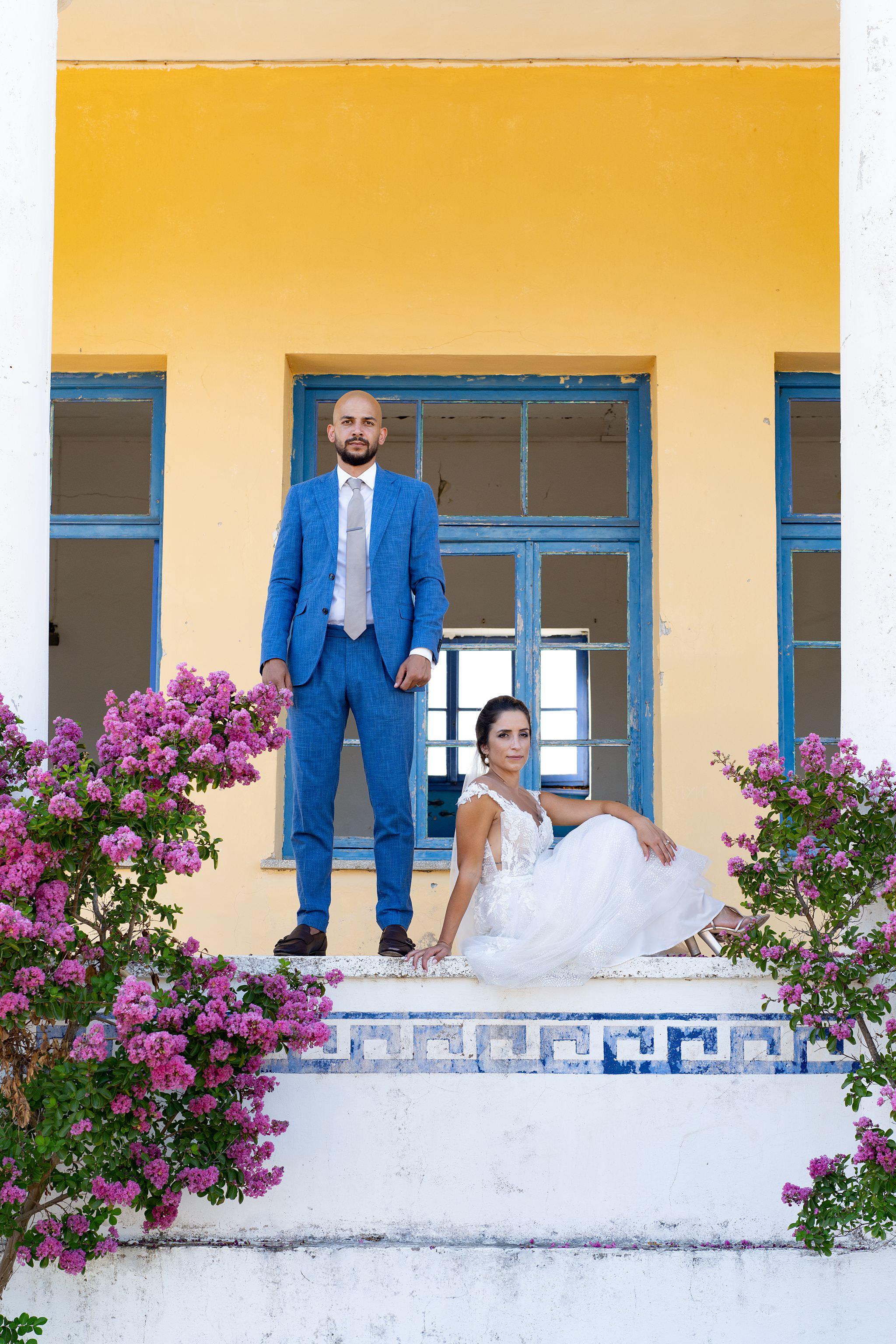 Autumn wedding with Arabian vibes on the island of Kefalonia in Greece
